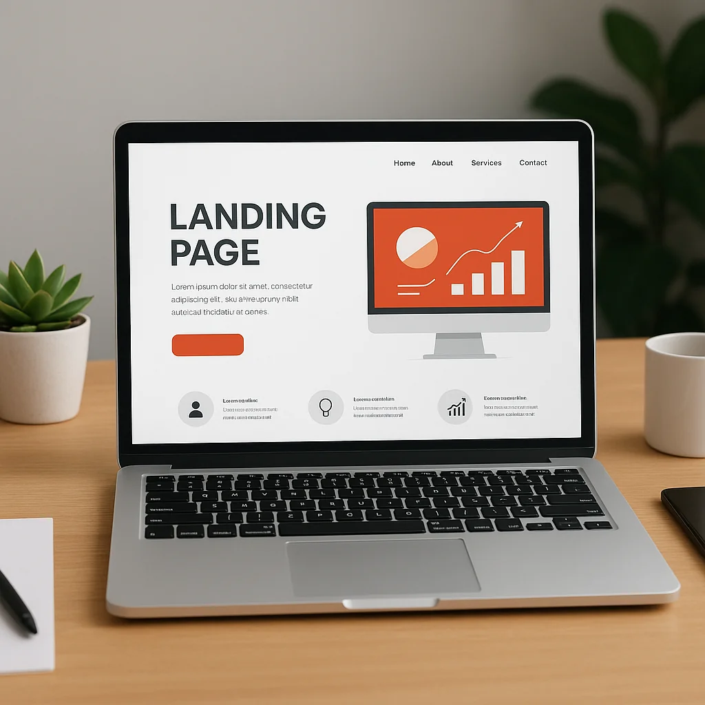 Landing page מושלם לשירות עסקי: תבנית ודוגמאות להמרות גבוהות