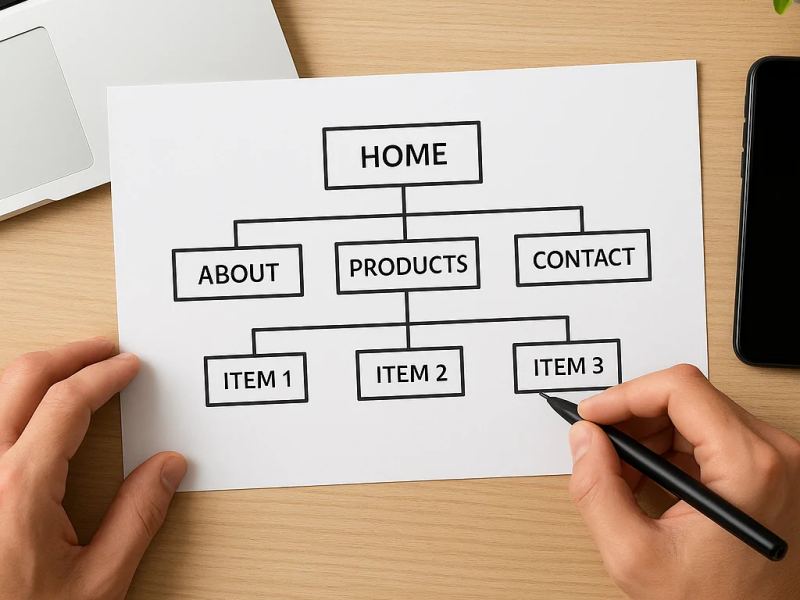 מבנה אתר נכון ל-SEO: היררכיה, ניווט וכתובות URL